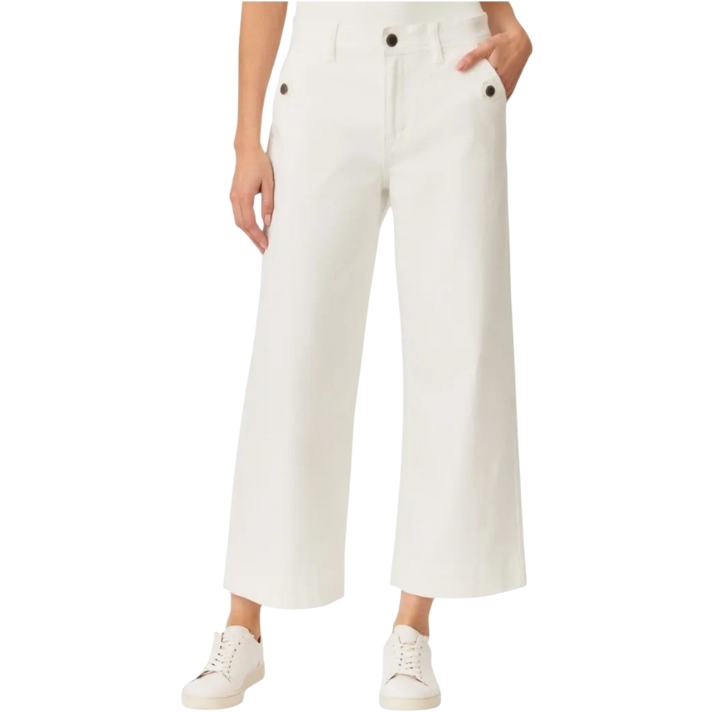 CURVE APPEAL French Riviera  High Rise Crop Wide Leg Jeans  Size:14/32 NEW